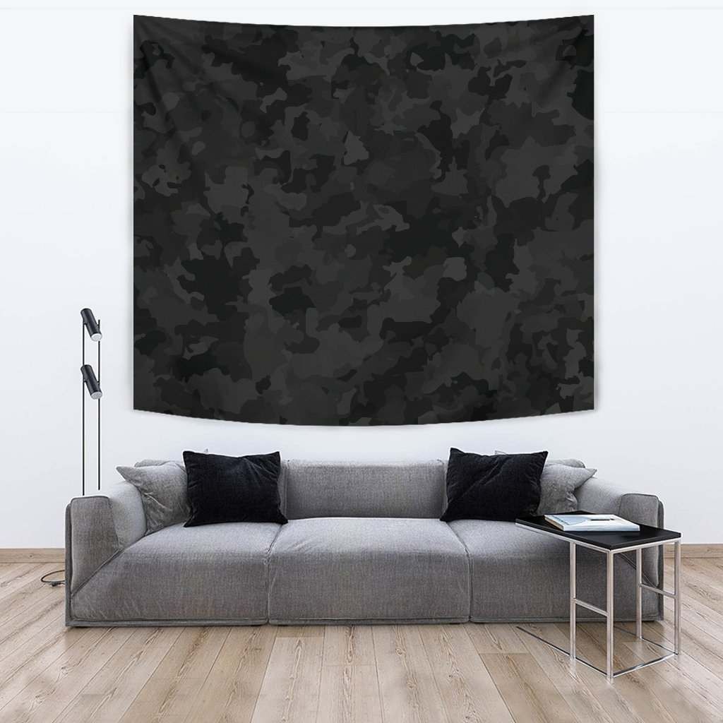 Black Camouflage CL17100015MDT Tapestry