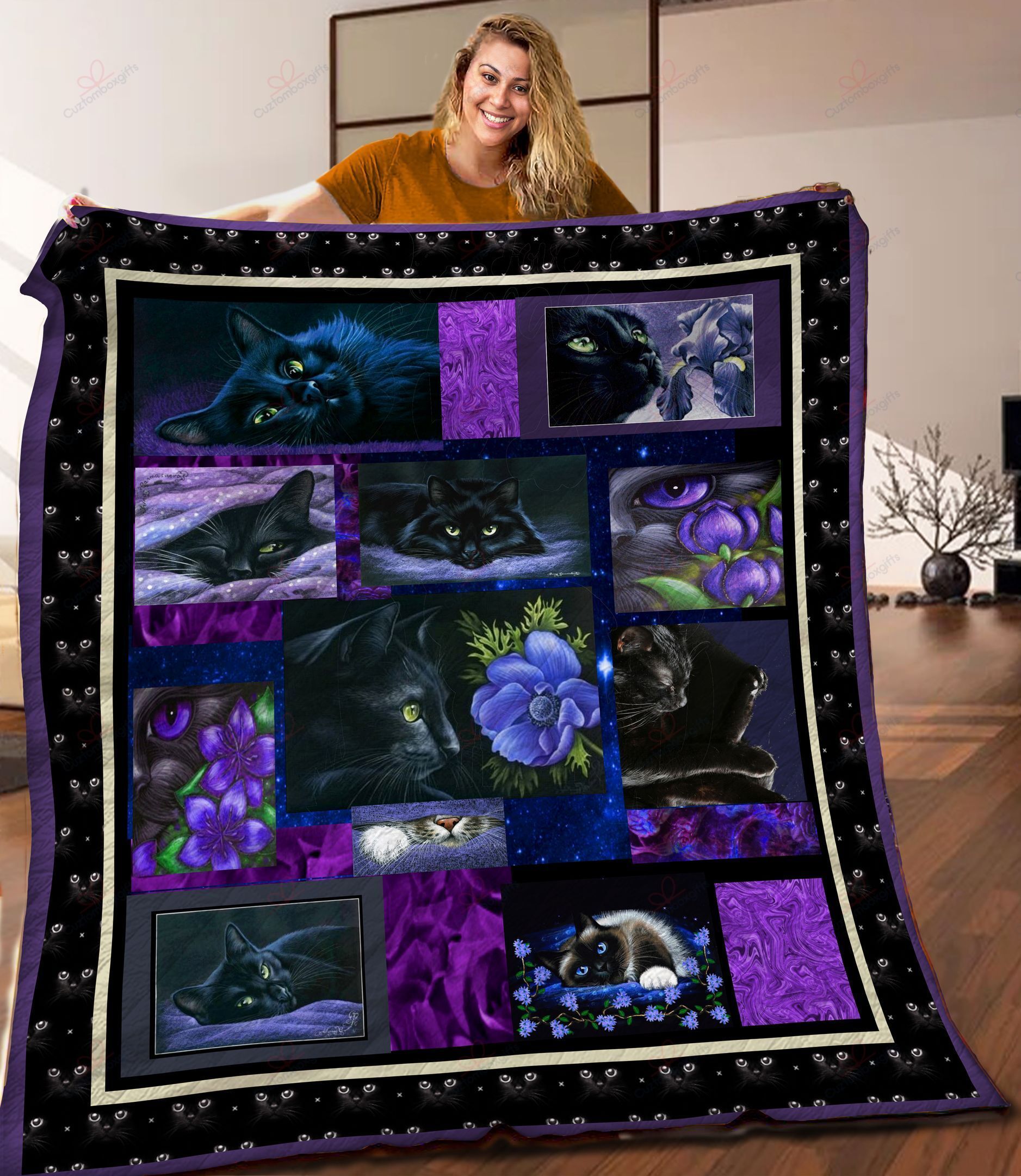 Black Cat AM2209231CL Quilt Blanket