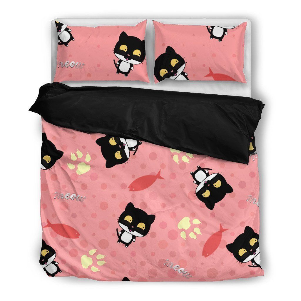 Black Cat Bedding Set