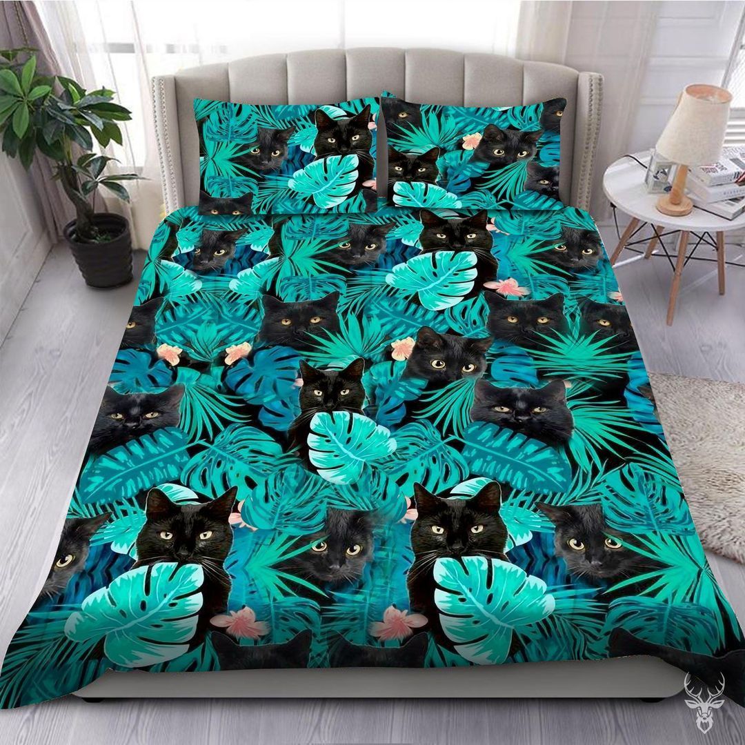Black Cat Bedding Set
