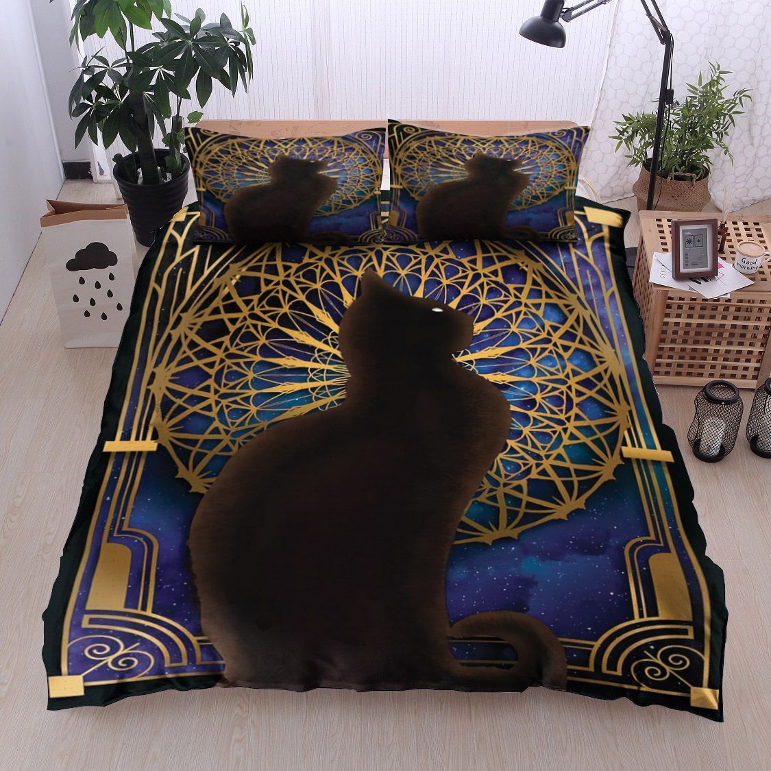 Black Cat Bedding Set