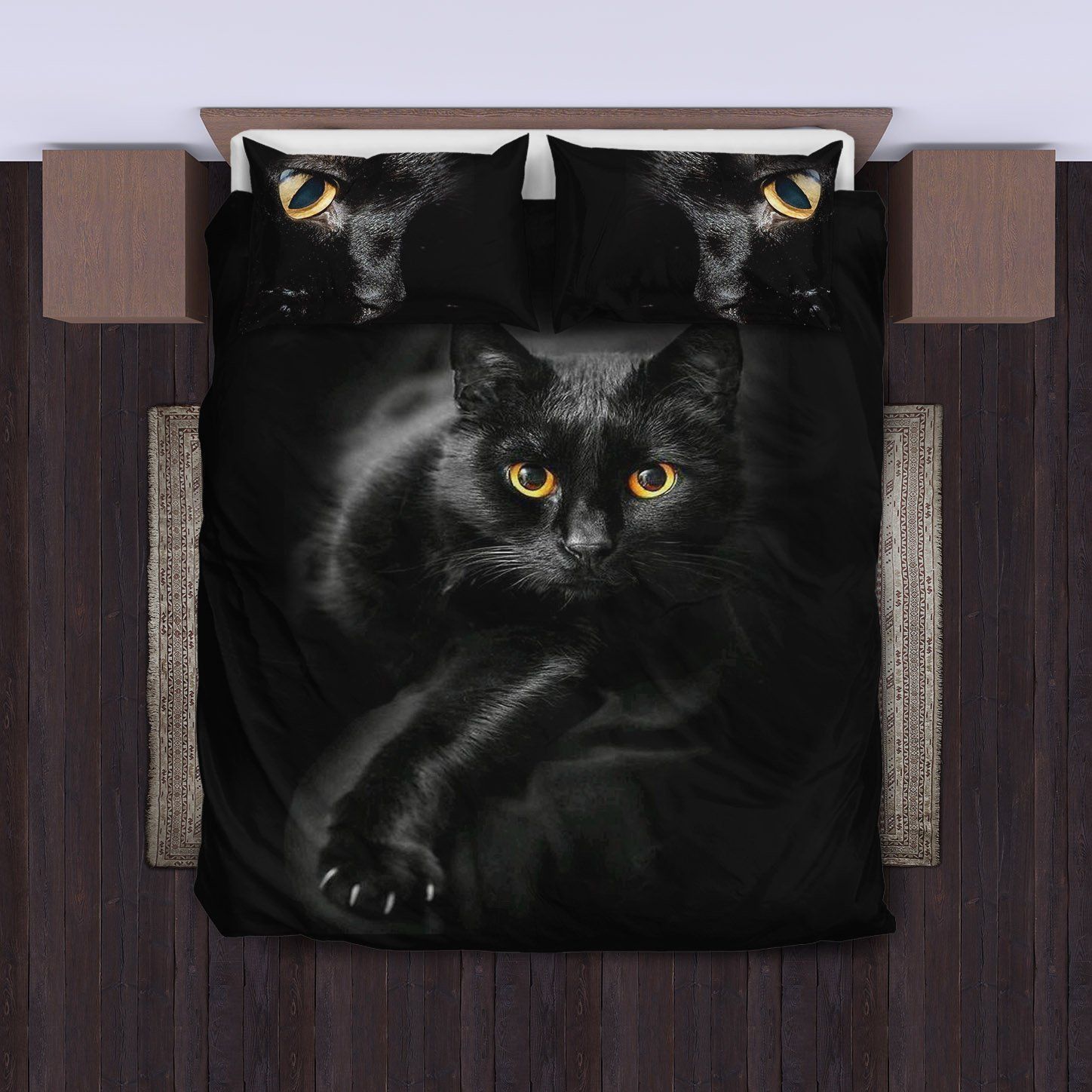 Black Cat Bedding Set