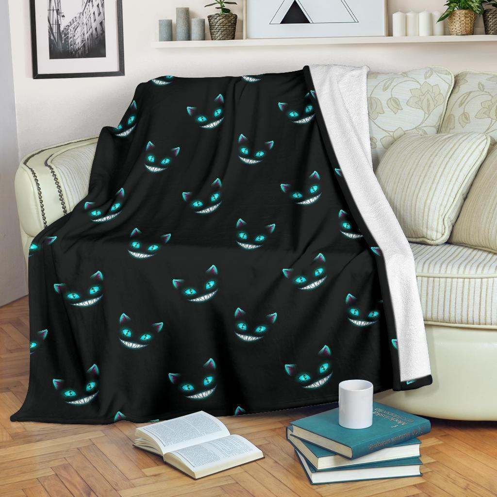 Black Cat Sherpa Fleece Blanket
