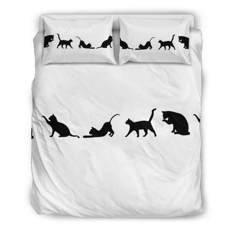 Black Cat Bedding Set