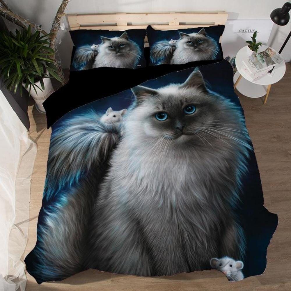 Black Cat Bedding Set