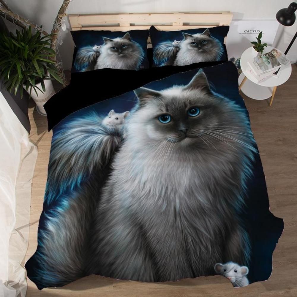 Black Cat Bedding Set