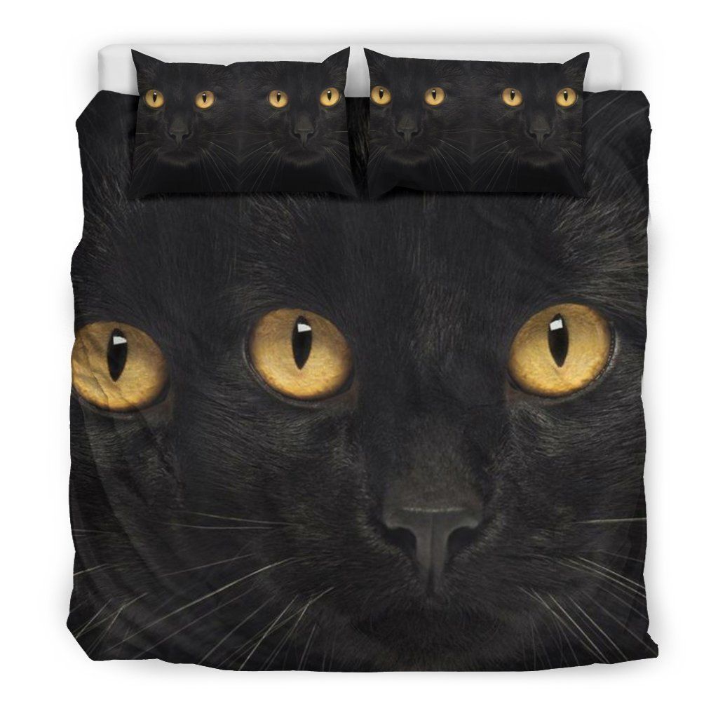 Black Cat Bedding Set