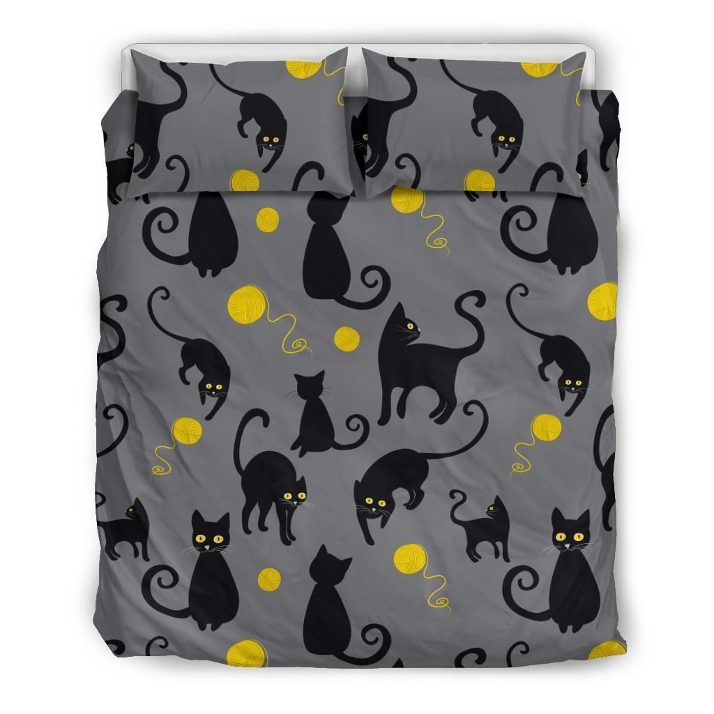 Black Cat Bedding Set