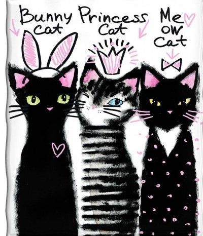 Black Cat Sherpa Fleece Blanket