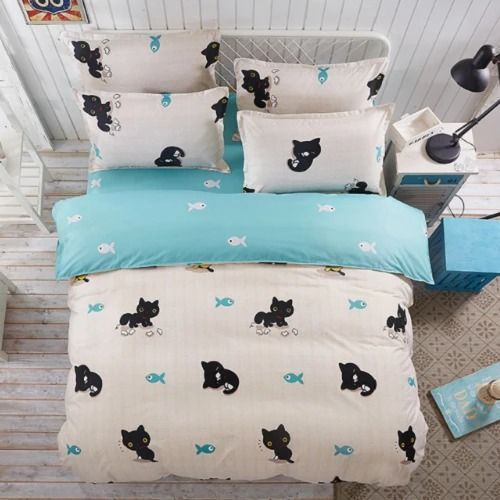Black Cat Bedding Set