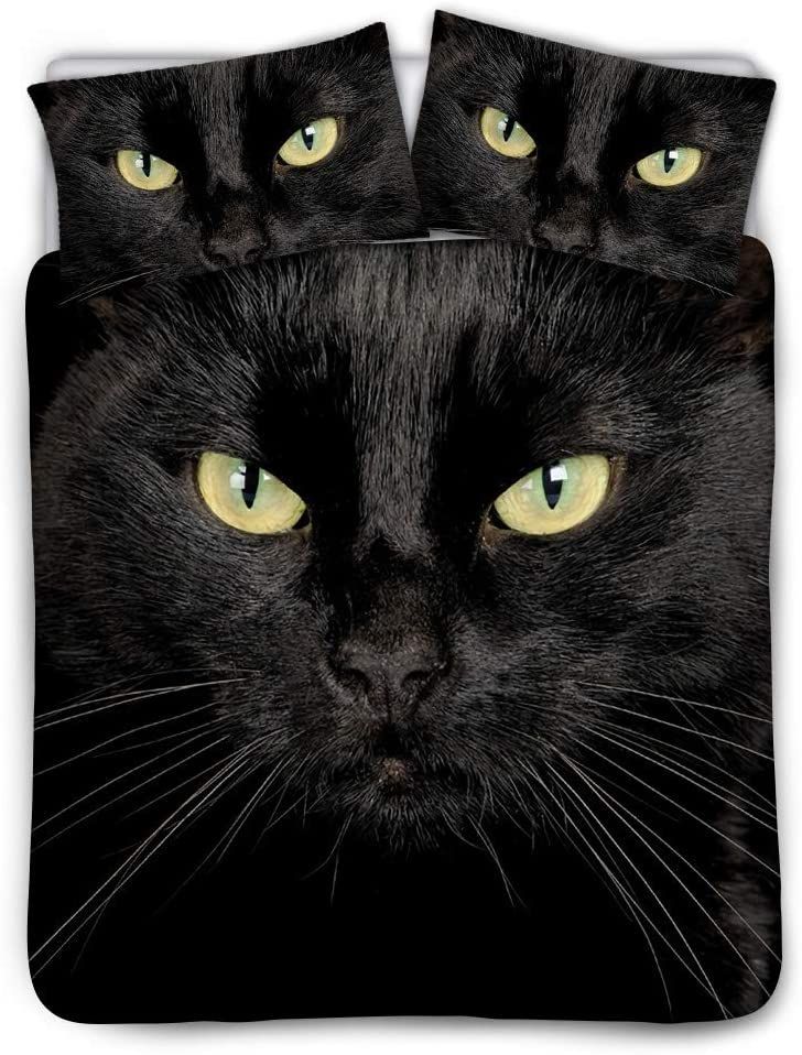 Black Cat Bedding Set