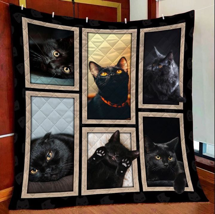 Black Cat DTC2311817 Quilt Blanket