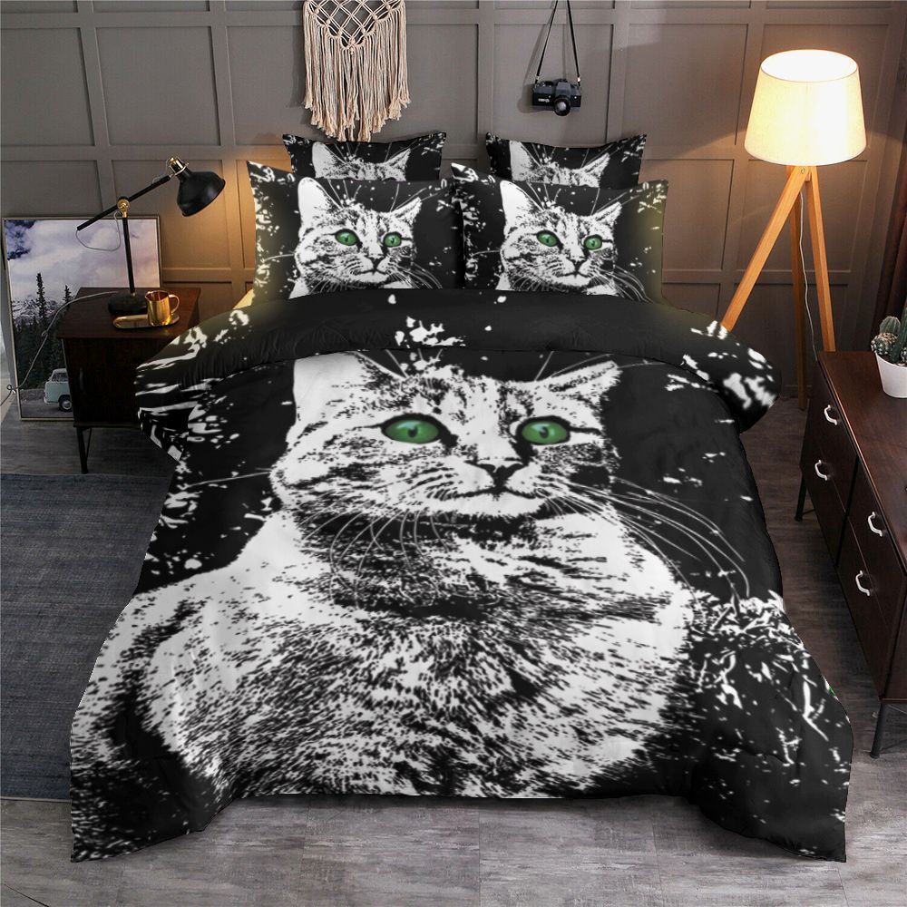 Black Cat Bedding Set