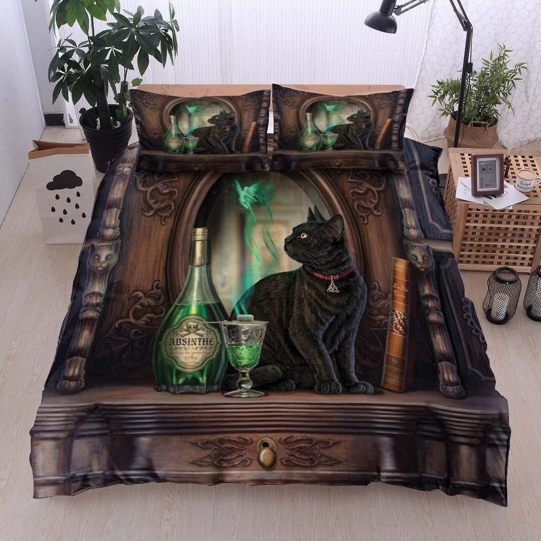 Black Cat Bedding Set