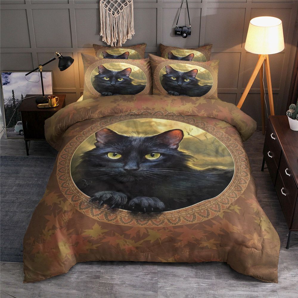 Black Cat In A Picture Bedding Set