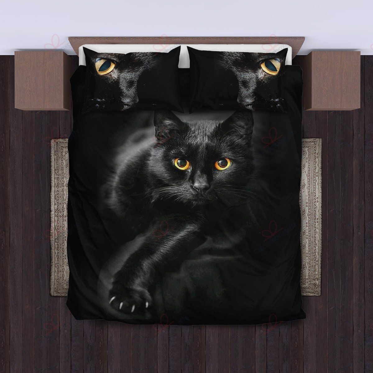 Black Cat Bedding Set