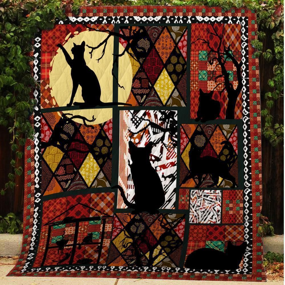 Black Cat LMC191106 Quilt Blanket