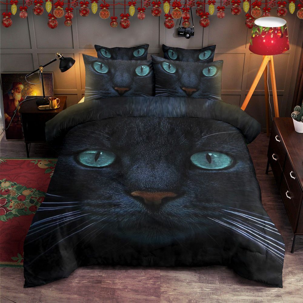 Black Cat Bedding Set