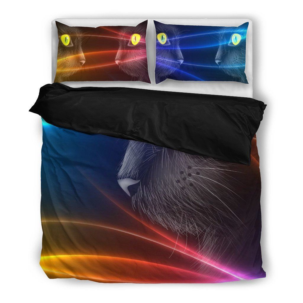 Black Cat Themed Bedding Set