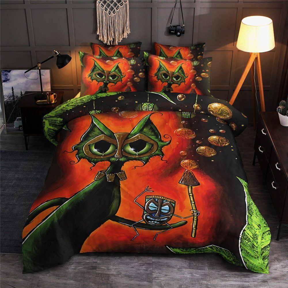 Black Cat Bedding Set