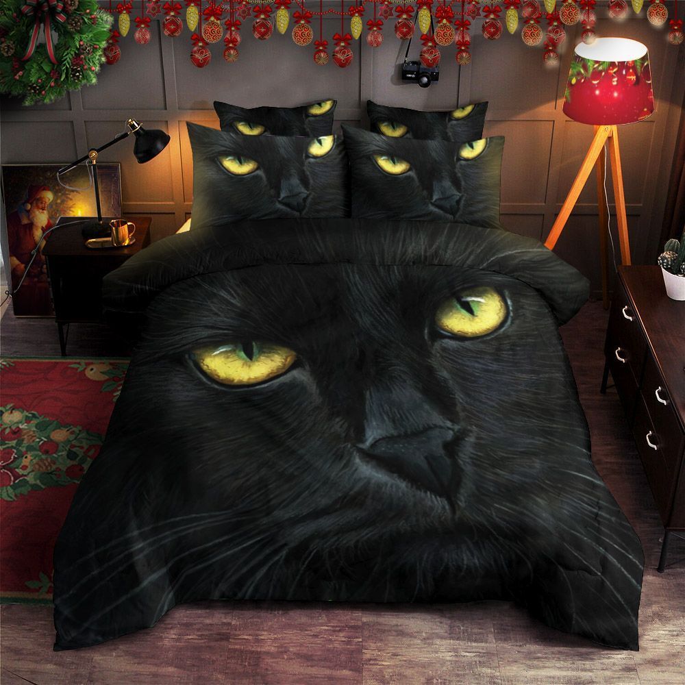 Black Cat Bedding Set