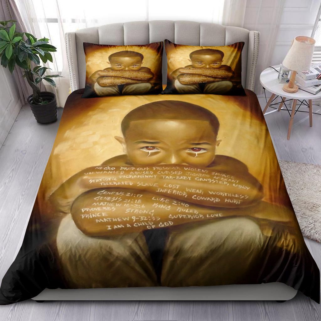 Black Child Bedding Set