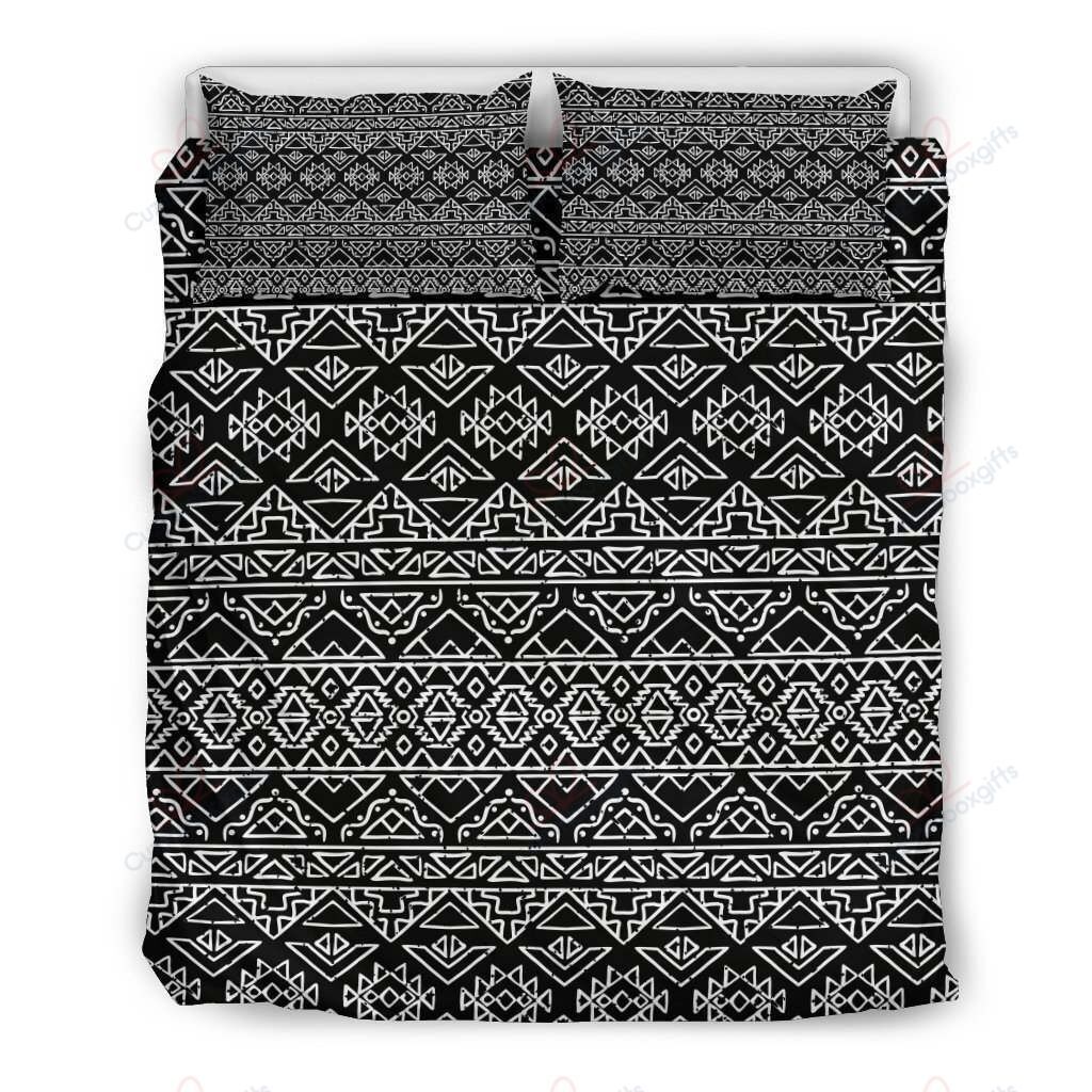 Black Ethnic Aztec Bedding Set