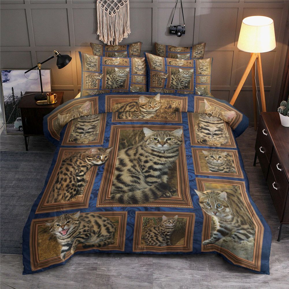 Black Footed Cat Felis Nigripes Bedding Set
