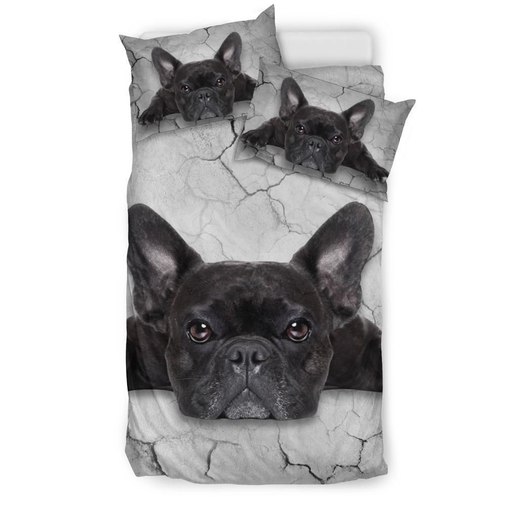 Black French Bulldog Bedding Set