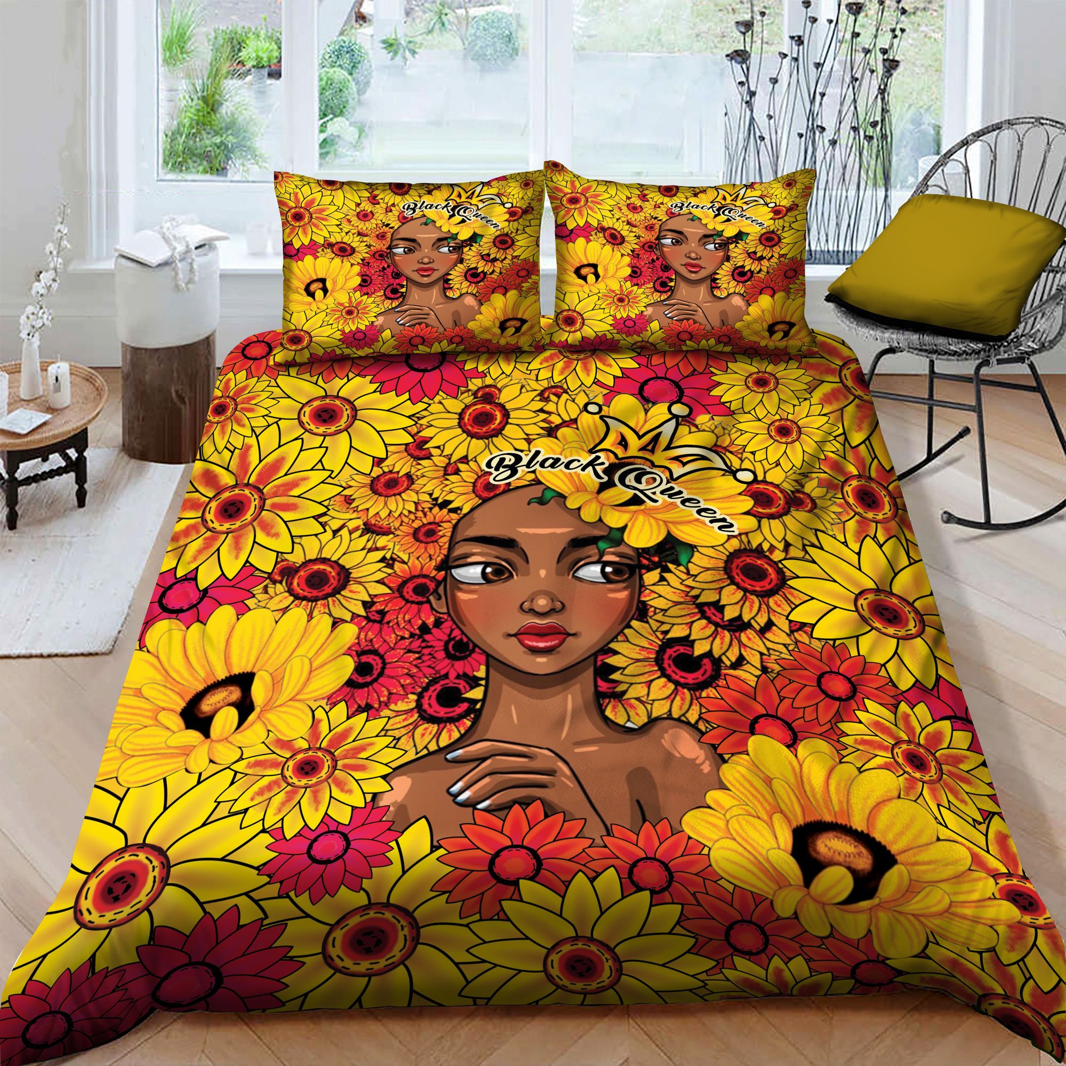 Black Girl Bedding Set