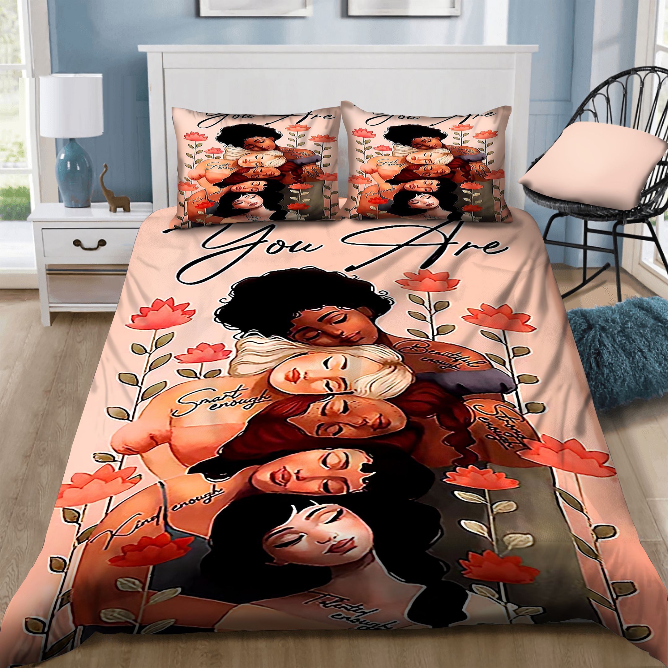 Black Girl Bedding Set