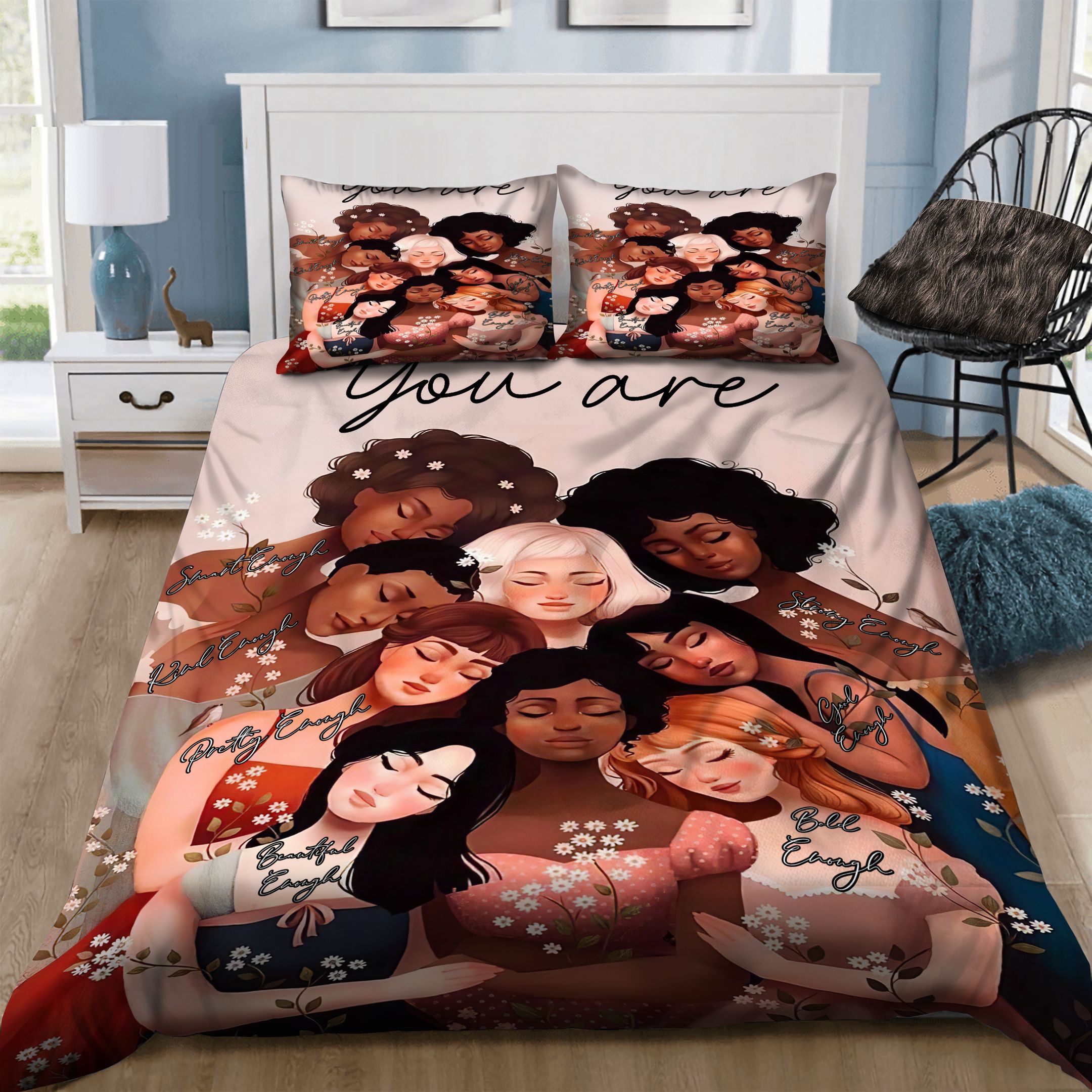 Black Girl Bedding Set