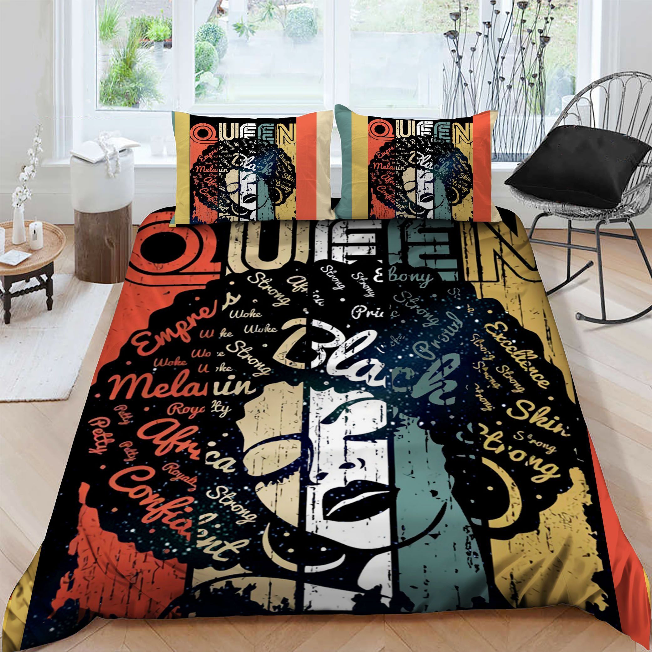 Black Girl Bedding Set