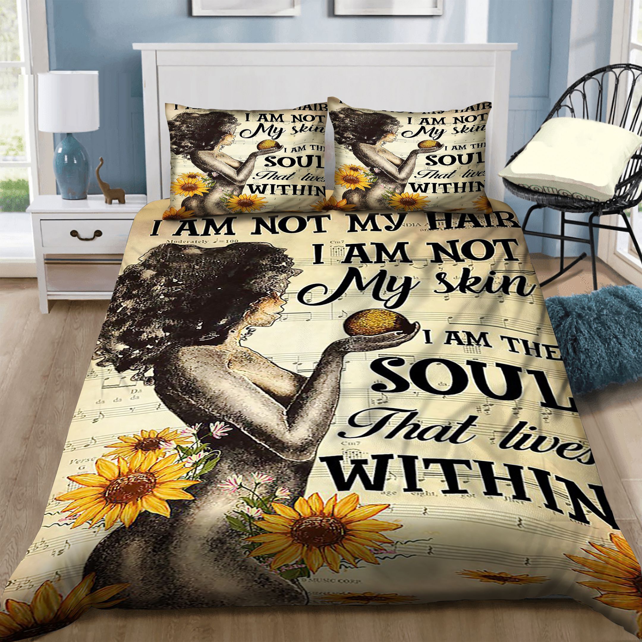 Black Girl Bedding Set