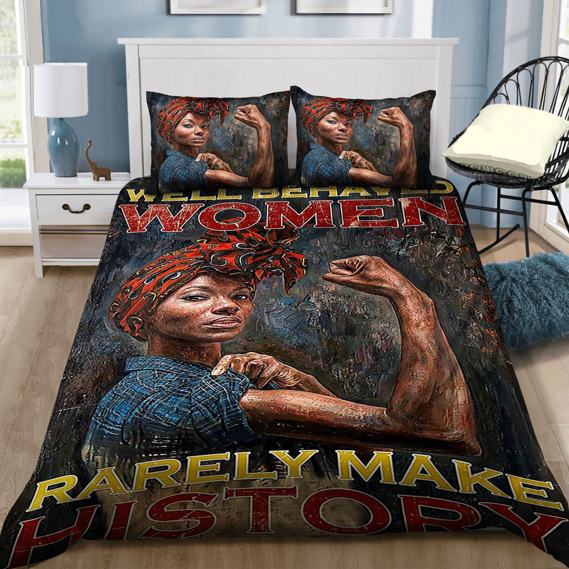 Black Girl Bedding Set