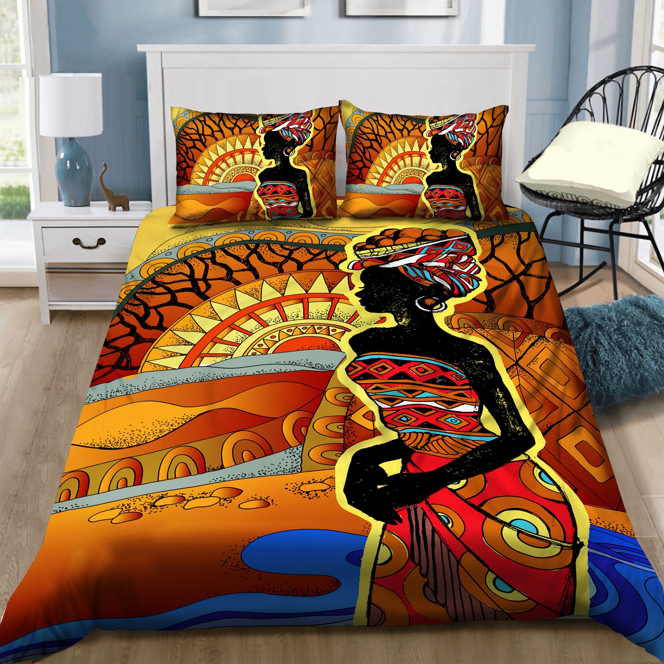 Black Girl Bedding Set