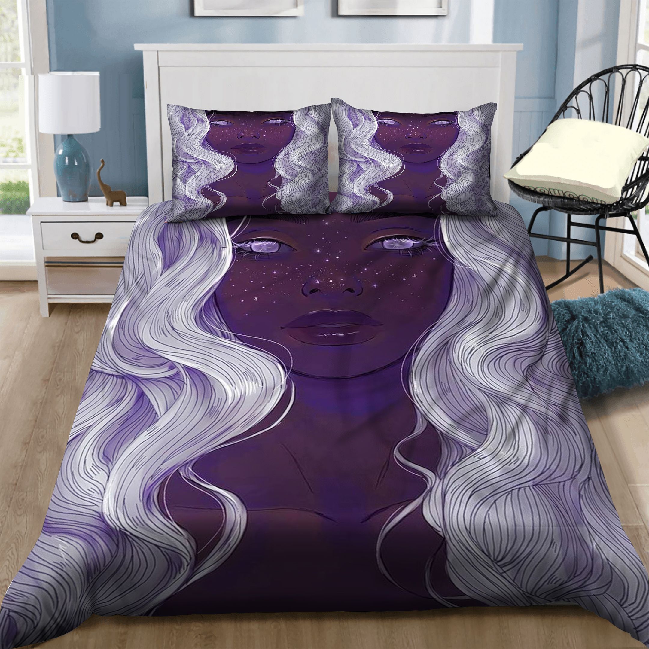 Black Girl Bedding Set