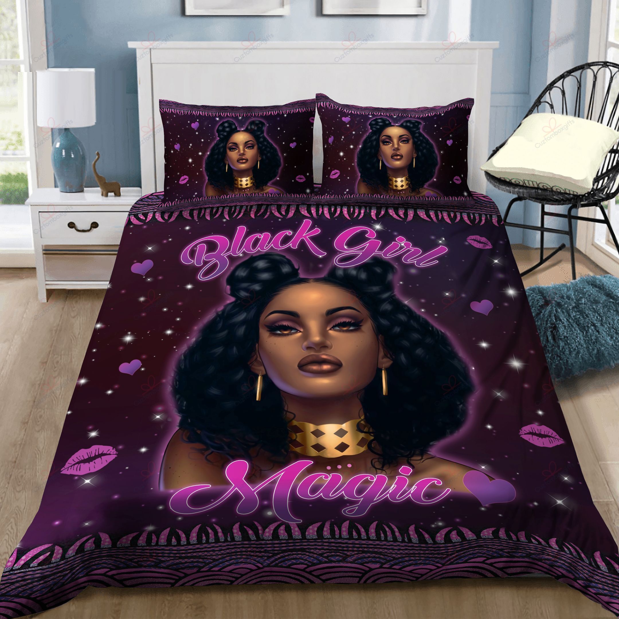 Black Girl Magic Bedding Set