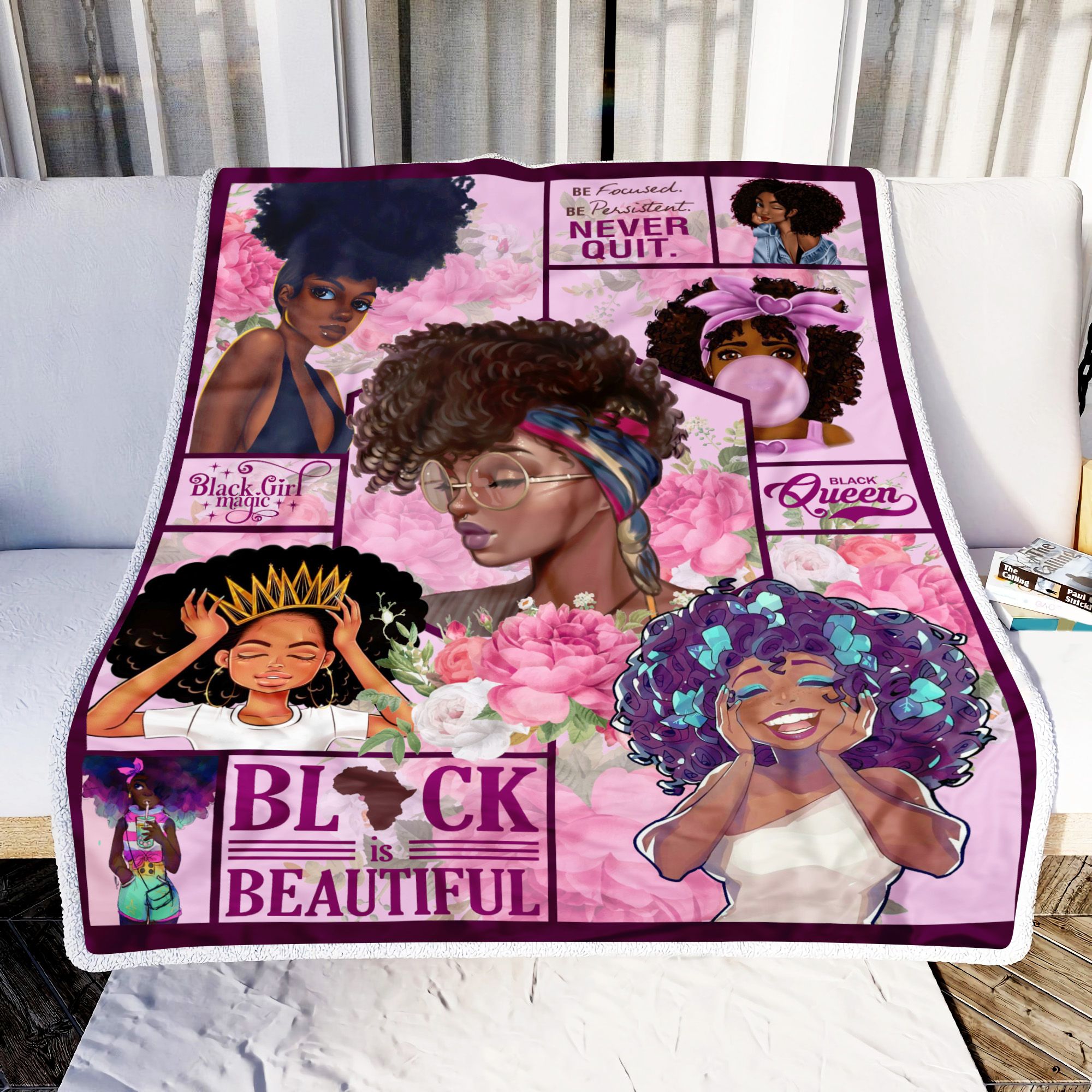Black Girl Magic Fleece Blanket
