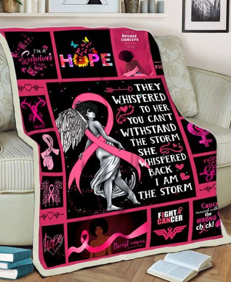 Black Girl Fleece Blanket