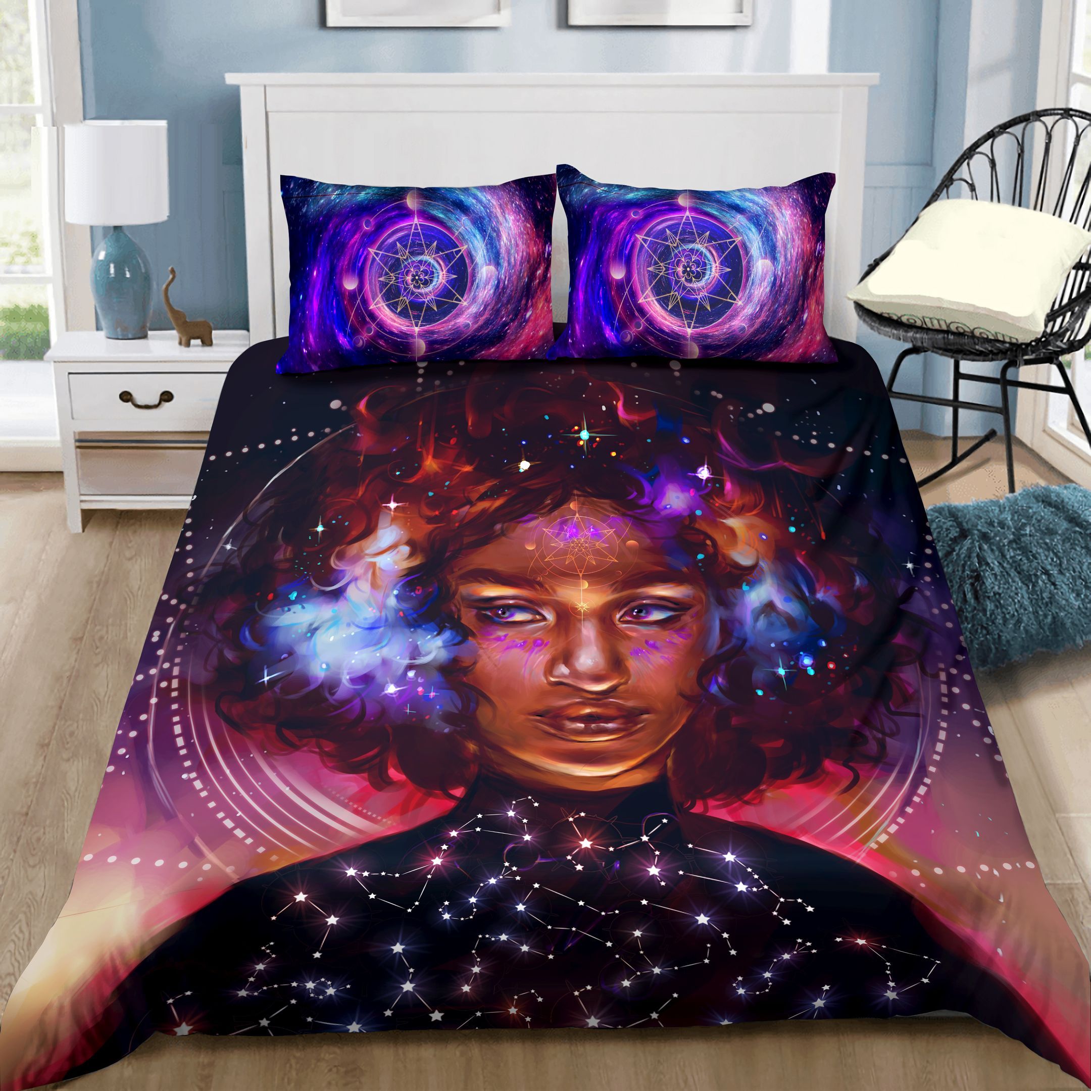 Black Girl Of The Mystic Bedding Set