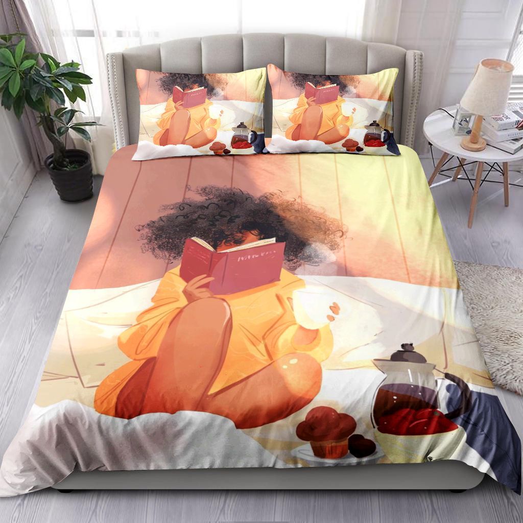 Black Girl Poetry Bedding Set