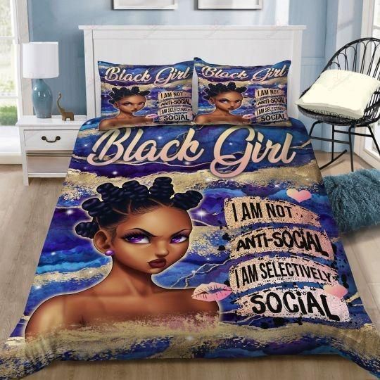 Black Girl Bedding Set