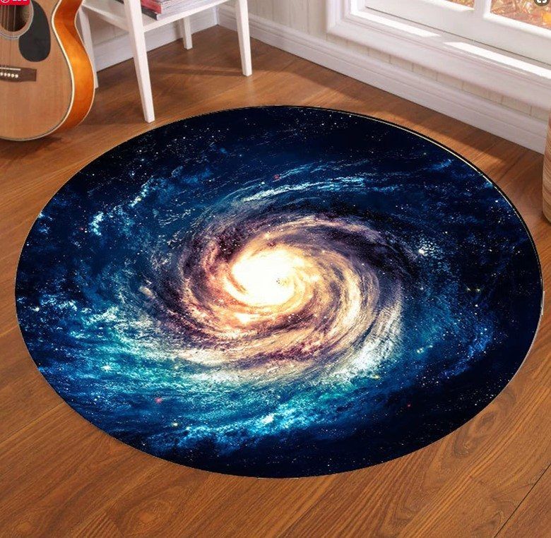 Black Hole Round Carpet