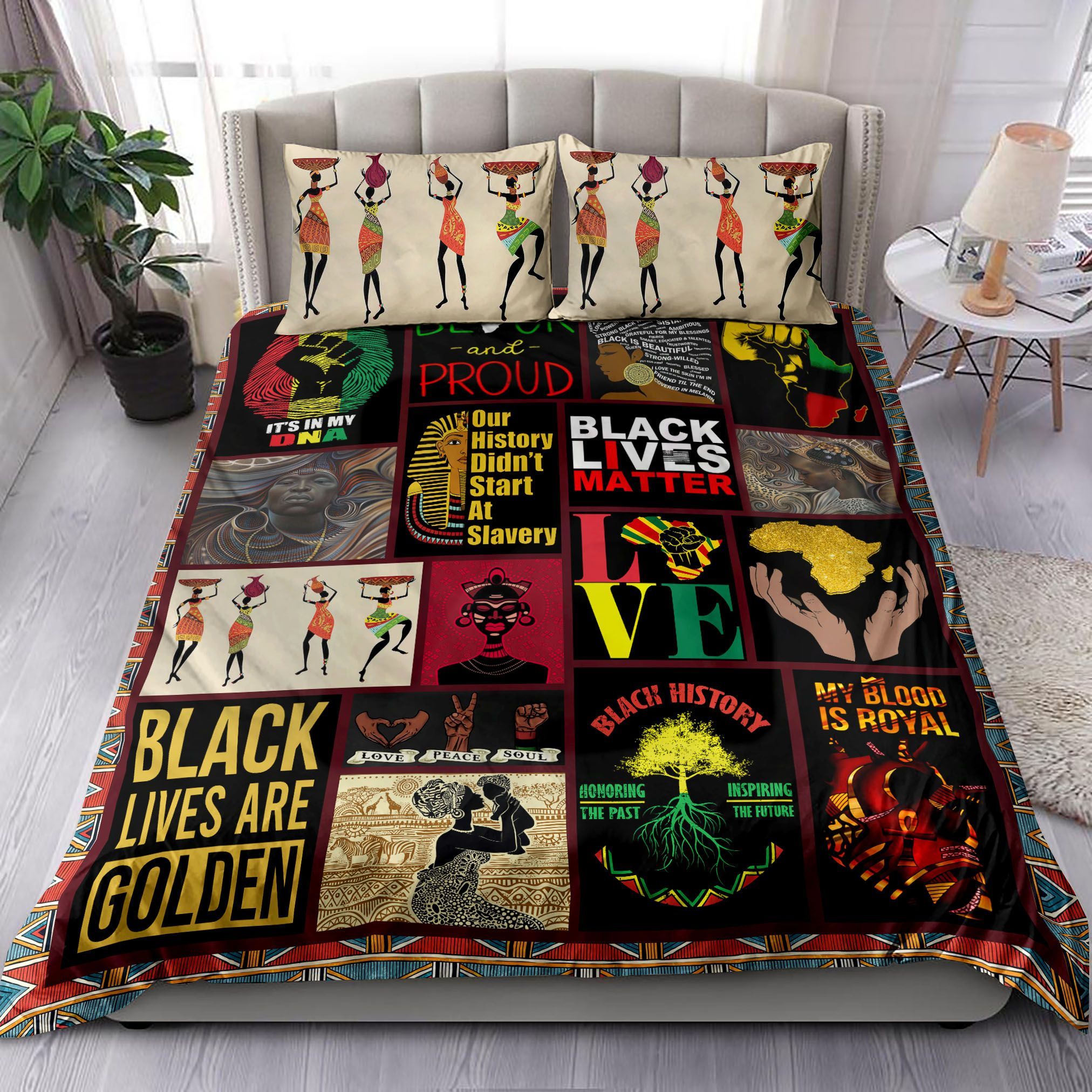 Black Lives Matter Bedding Set