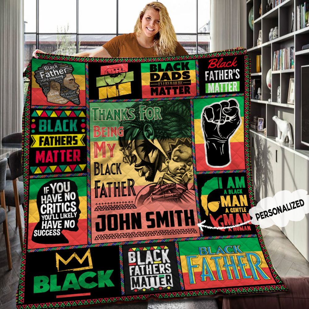 Black Lives Matter Personalized Quilt Blanket HHH040615TN