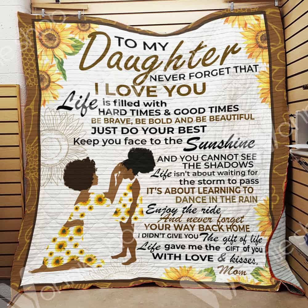 Black Mom Quilt Blanket DHC0102582TD