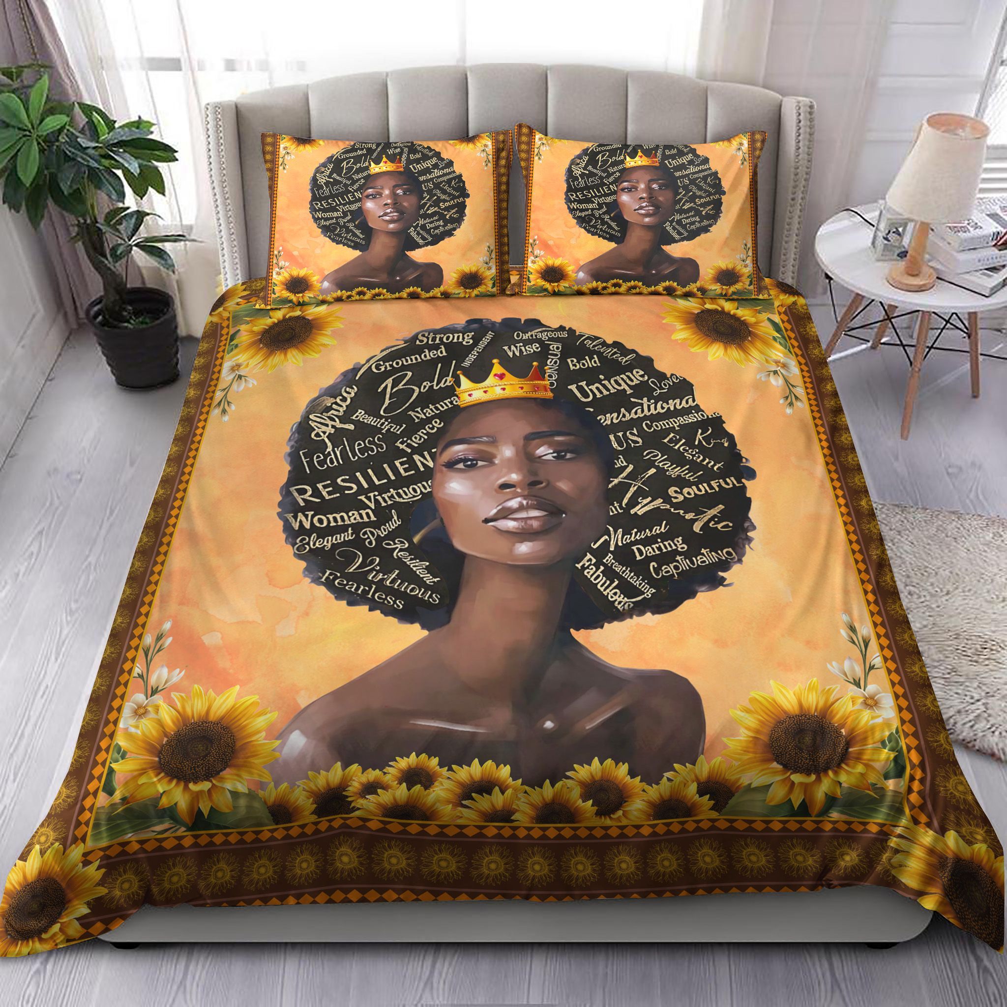 Black Queen Beautiful Magic Bedding Set