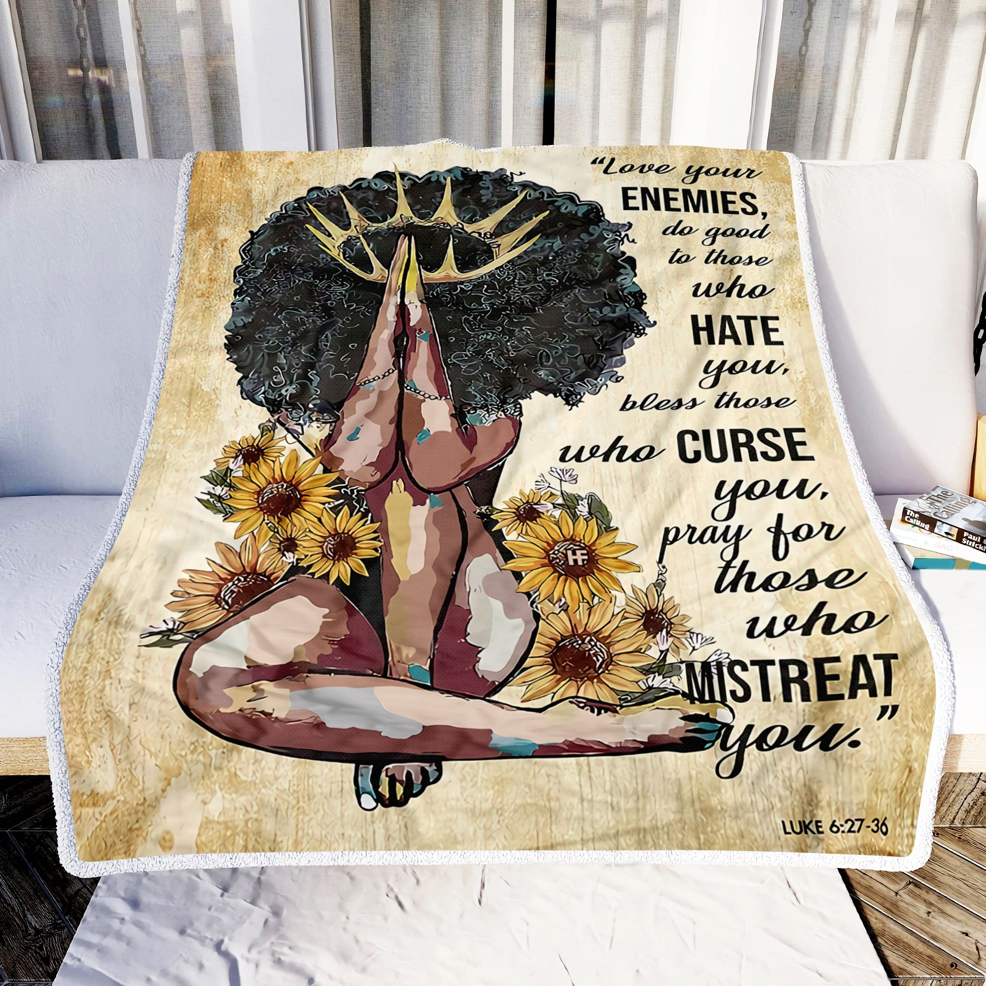 Black Queen Fleece Blanket