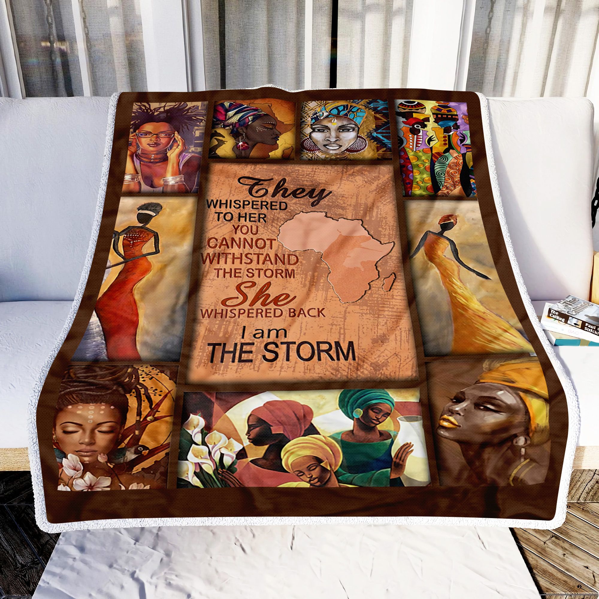 Black Queen Fleece Blanket